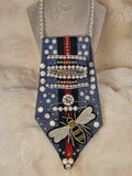 Denim & Pearls: The Bee Luxe Tie