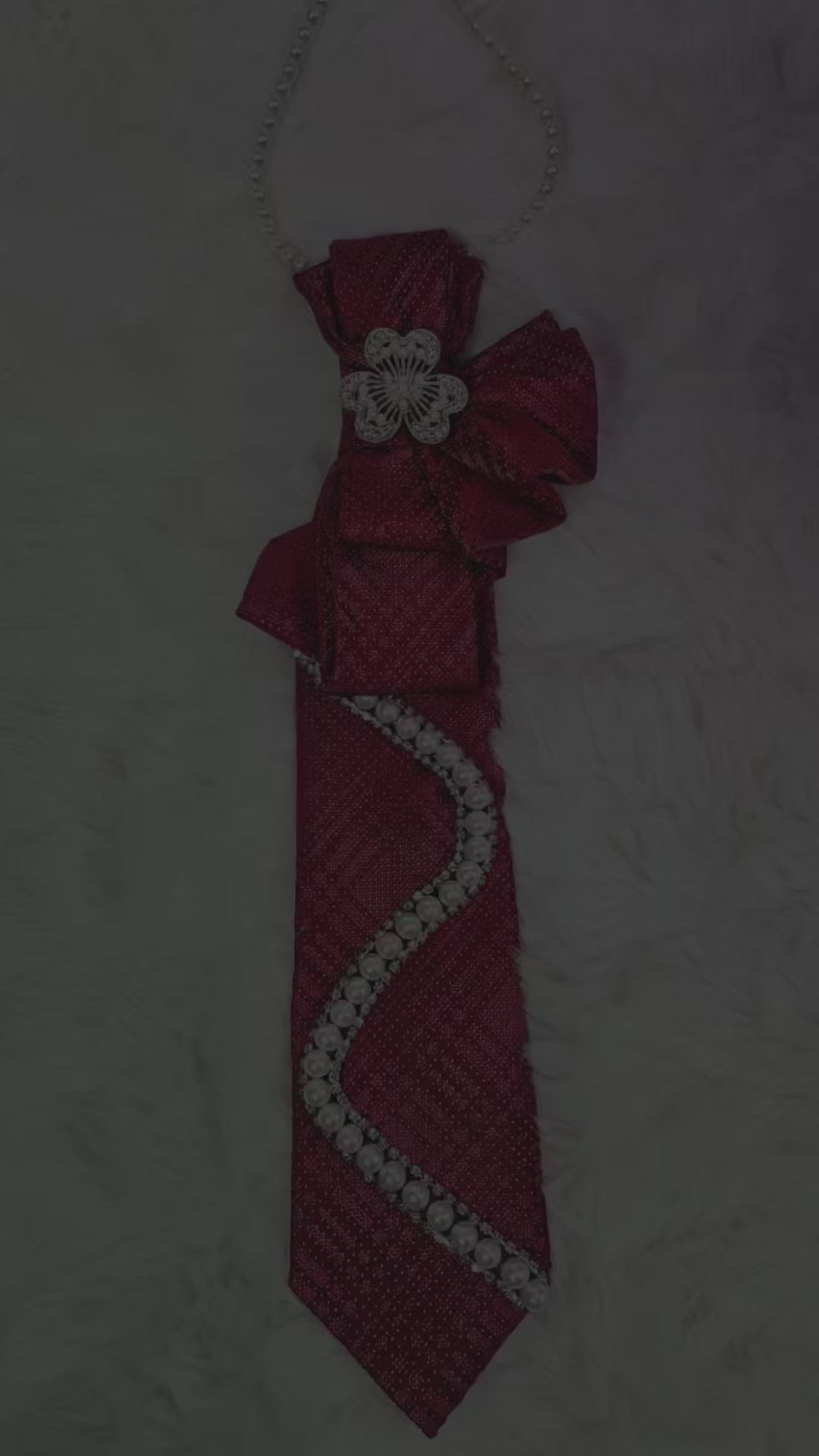 ✨ Introducing: "Crimson Pearl Elegance" ✨