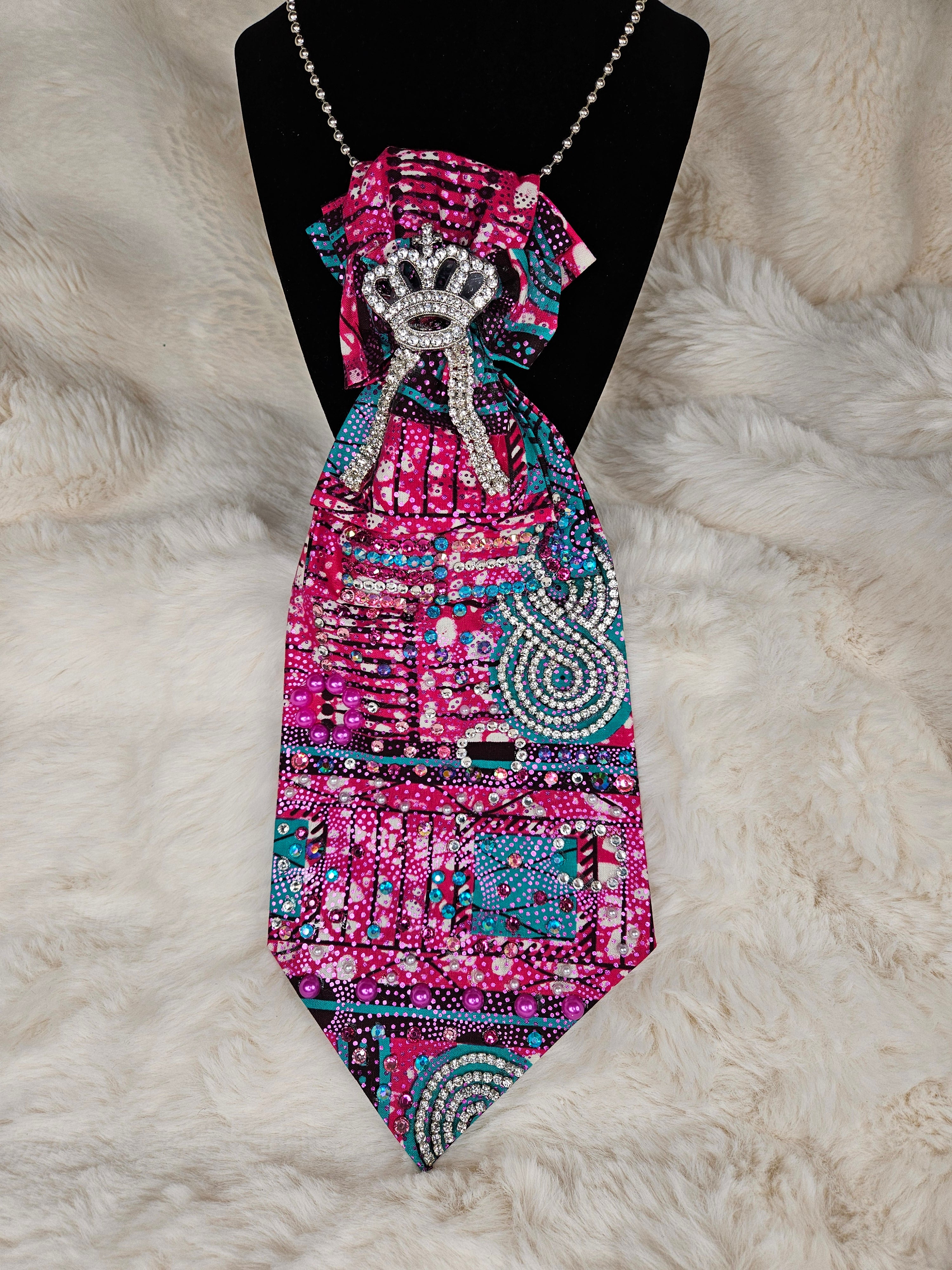 💖 Pink Power Statement Tie